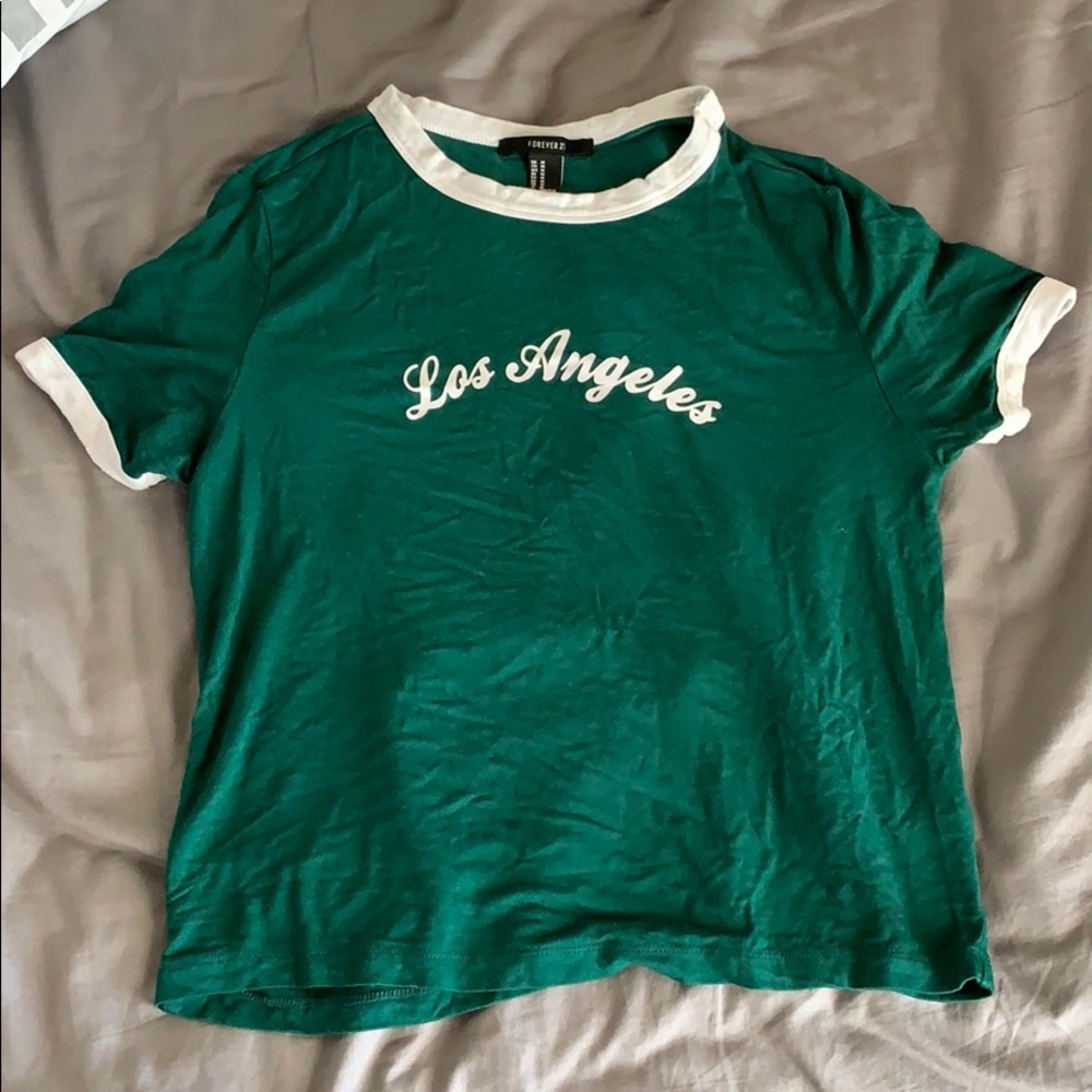 Green mid shirt